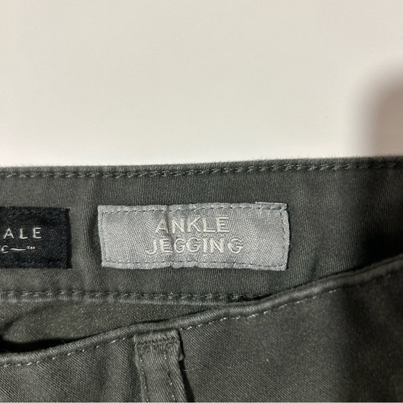 Aeropostale Ankle Jegging Women’s 8 Jeans Low Rise Dark Gray Casual Y2K Skinny - Picture 6 of 11